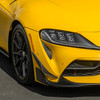 EOS Carbon Fiber Front Canards A91 - 2020+ Toyota Supra (SPLITTER-539-BKCF)