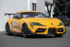 EOS Carbon Fiber Front Splitter & Canards - 2020+ Toyota Supra (FLIP-1020-BKCF_SPLITTER-539-BKCF)