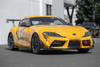 EOS Carbon Fiber A91 Front Splitter & Side Skirts - 2020+ Toyota Supra (FLIP-1020-BKCF_SS-542-BKCF)