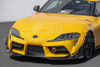 EOS Carbon Fiber A91 Front Splitter & Side Skirts - 2020+ Toyota Supra (FLIP-1020-BKCF_SS-542-BKCF)