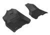 3D MAXpider 2009-2012 Dodge Ram 1500 Crew Cab/2500/3500/Crew Cab Kagu 1st Row Floormat - Black - L1DG01711509