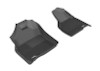 3D MAXpider 2009-2012 Dodge Ram 1500 Regular Cab Kagu 1st Row Floormat - Black - L1DG01811509