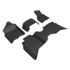 3D MAXpider 19-24 Dodge RAM 2500 Crew Cab w Bench Seats All Weather Floor Liner - Kagu Black R1 & R2 - L1DG03601509