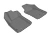 3D MAXpider 2012-2019 Fiat 500/500E Kagu 1st Row Floormat - Gray - L1FA00311501