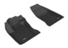 3D MAXpider 2015-2019 Fiat 500X Kagu 1st Row Floormat - Black - L1FA00511509