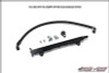 AMS Performance 08-15 Mitsubishi EVO X CNC Machined Aluminum Fuel Rail w/Pulsation Dampener - Black - AMS.04.07.0006-2