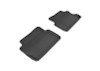 3D MAXpider 2008-2011 Ford Focus Kagu 2nd Row Floormats - Black - L1FR01621509