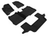 3D Maxpider 09-19 Ford Flex w/o Center Console Elegant 1st 2nd 3rd (2 Eyelets) - Set (Black) - L1FR02104709