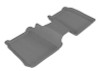 3D MAXpider 2009-2019 Ford Flex Kagu 2nd Row Floormats - Gray - L1FR02121501