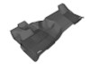 3D MAXpider 2011-2016 Ford F-250/350/450 Regular Cab Kagu 1st Row Floormat - Black - L1FR06611509