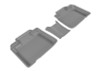 3D MAXpider 2015-2020 Ford Edge Kagu 2nd Row Floormats - Gray - L1FR09321501