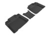 3D MAXpider 2015-2020 Ford Edge Kagu 2nd Row Floormats - Black - L1FR09321509