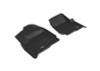 3D MAXpider 2017-2019 Ford F-250/350/450 Kagu 1st Row Floormat - Black - L1FR10711509