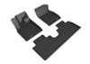 3D MAXpider 2021 Ford Mustang Mach-E Kagu 1st & 2nd Row Floormat - Black - L1FR13801509