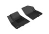 3D MAXpider 2017-2020 GMC/Chevrolet Acadia/Blazer Kagu 1st Row Floormat - Black - L1GM02111509