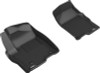 3D MAXpider 2019-2020 GMC/Chevrolet Sierra 1500/Silverado 1500 Kagu 1st Row Floormat - Black - L1GM02511509