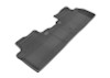 3D MAXpider 2012-2015 Honda Civic Sedan Kagu 2nd Row Floormats - Black - L1HD04121509
