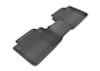 3D MAXpider 2013-2017 Honda Accord Sedan Kagu 2nd Row Floormats - Black - L1HD04821509