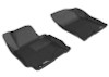 3D MAXpider 2011-2013 Hyundai Elantra Kagu 1st Row Floormat - Black - L1HY02111509