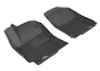 3D MAXpider 2012-2017 Hyundai Accent Kagu 1st Row Floormat - Black - L1HY02211509