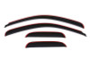 AVS 07-13 Chevy Silverado 1500 Ext. Cab Ventvisor Front & Rear Window Deflectors 4pc - Smoke - 194040