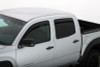 AVS 05-15 Toyota Tacoma Double Cab Ventvisor In-Channel Front & Rear Window Deflectors 4pc - Smoke - 194056