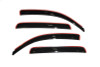 AVS 05-15 Toyota Tacoma Double Cab Ventvisor In-Channel Front & Rear Window Deflectors 4pc - Smoke - 194056