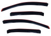 AVS 10-18 Ford Taurus Ventvisor In-Channel Front & Rear Window Deflectors 4pc - Smoke - 194194