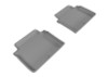 3D MAXpider 2015-2020 Genesis/Hyundai G80/Genesis Sedan Kagu 2nd Row Floormats - Gray - L1HY05021501
