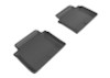 3D MAXpider 2015-2020 Genesis/Hyundai G80/Genesis Sedan Kagu 2nd Row Floormats - Black - L1HY05021509