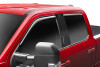 AVS 17-18 Ford F-250 Super Duty Supercrew Ventvisor Front & Rear Window Deflectors 4pc - Smoke - 194381