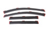 AVS 13-18 Ford Escape Ventvisor In-Channel Front & Rear Window Deflectors 4pc - Smoke - 194383