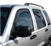 AVS 02-07 Jeep Liberty Ventvisor In-Channel Front & Rear Window Deflectors 4pc - Smoke - 194428