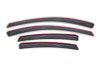 AVS 13-16 Dodge Dart Ventvisor In-Channel Front & Rear Window Deflectors 4pc - Smoke - 194529