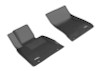 3D MAXpider 2015-2019 Genesis/Hyundai G80/Genesis Sedan Kagu 1st Row Floormat - Black - L1HY06111509