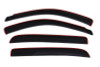 AVS 06-08 Dodge RAM 1500 Mega Cab Ventvisor In-Channel Front & Rear Window Deflectors 4pc - Smoke - 194845