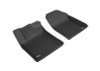 3D MAXpider 2018-2020 Hyundai Elantra GT Kagu 1st Row Floormat - Black - L1HY08111509
