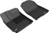 3D MAXpider 2018-2020 Hyundai Kona Kagu 1st Row Floormat - Black - L1HY09211509