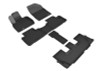 3D MAXpider 2020 Hyundai Palisade Kagu 1st & 2nd & 3rd Row Floormats - Black - L1HY10101509 Photo - Primary