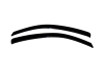 AVS 05-10 Chevy Cobalt Coupe Ventvisor Outside Mount Window Deflectors 2pc - Smoke - 92322