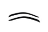 AVS 07-13 Chevy Silverado 1500 Standard Cab Ventvisor Outside Mount Window Deflectors 2pc - Smoke - 92326