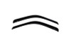 AVS 99-16 Ford F-250 Standard Cab Ventvisor Outside Mount Window Deflectors 2pc - Smoke - 92503