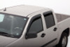 AVS 04-12 Chevy Colorado Crew Cab Ventvisor Outside Mount Window Deflectors 4pc - Smoke - 94133