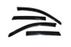 AVS 03-08 Pontiac Vibe Ventvisor Outside Mount Window Deflectors 4pc - Smoke - 94455
