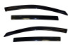 AVS 12-18 Chevy Sonic Hatch (5 Door) Ventvisor Outside Mount Window Deflectors 4pc - Smoke - 94639
