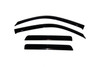 AVS 02-09 Chevy Trailblazer Ventvisor Outside Mount Window Deflectors 4pc - Smoke - 94733