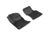 3D MAXpider 2017-2020 Jaguar/Land Rover F-Pace/Range Rover Velar Kagu 1st Row Floormat - Black - L1JG01211509