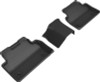 3D MAXpider 18-20 Jaguar E-Pace Kagu 2nd Row Floormats - Black - L1JG01321509