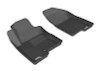 3D MAXpider 2007-2013 Jeep Compass Kagu 1st Row Floormat - Black - L1JP00811509