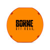 Borne Off-Road 7in Round Light Cover Amber - BNLT-COV-RD7YL